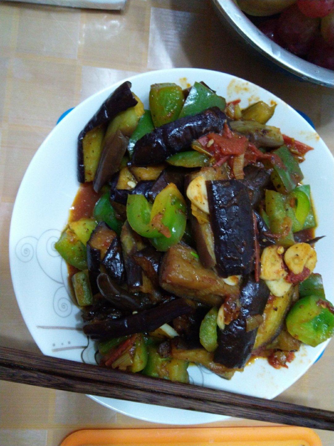 少油版西红柿青椒茄子🍆（附茄子少吸油窍门）