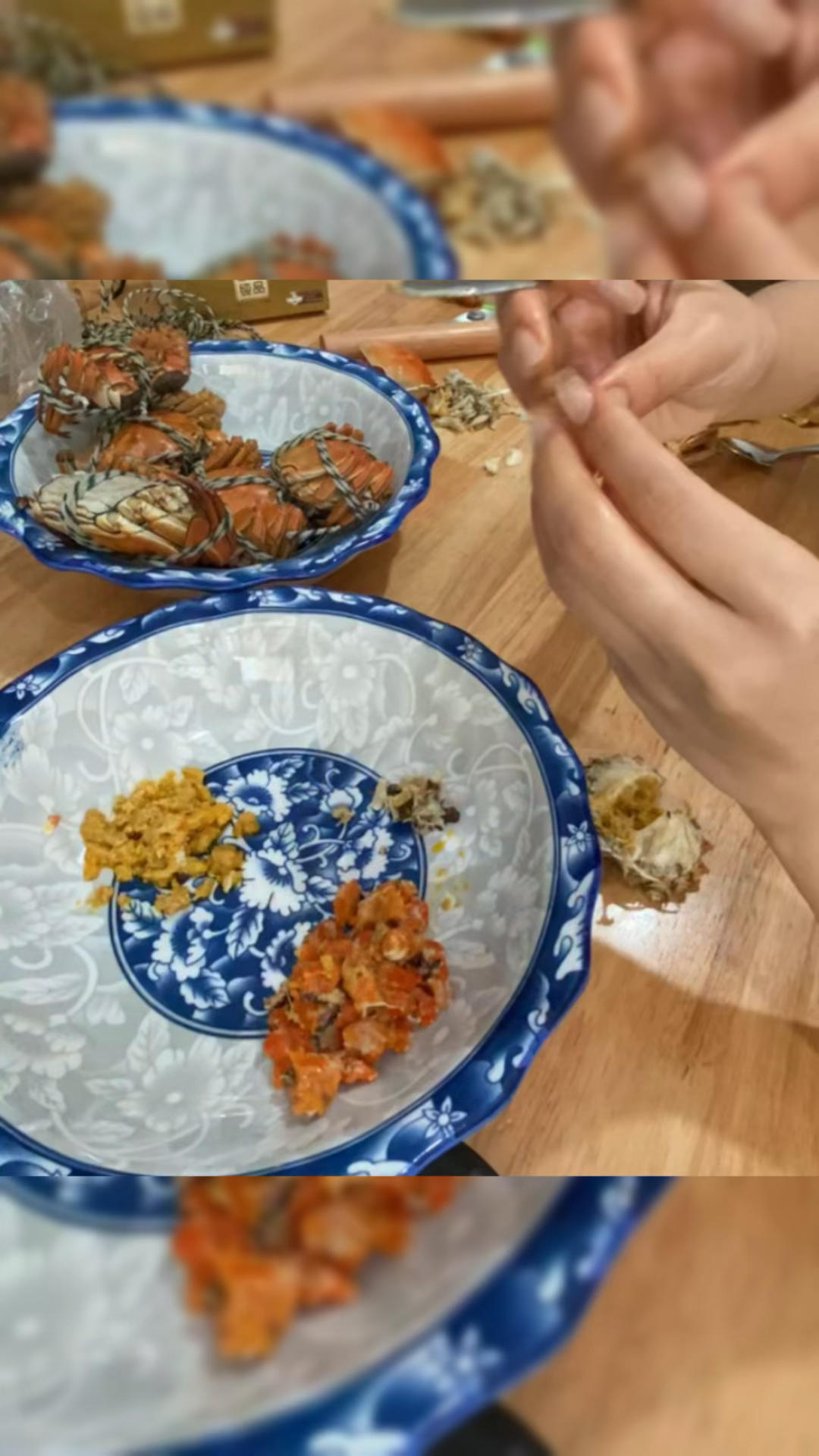 葱油蟹黄捞面