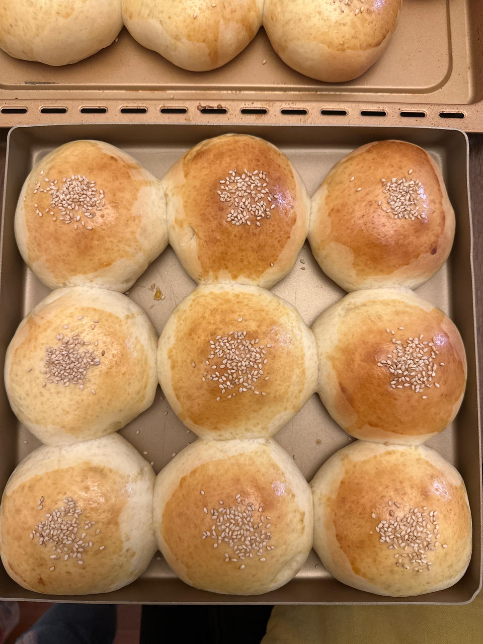 松软烫种汉堡胚