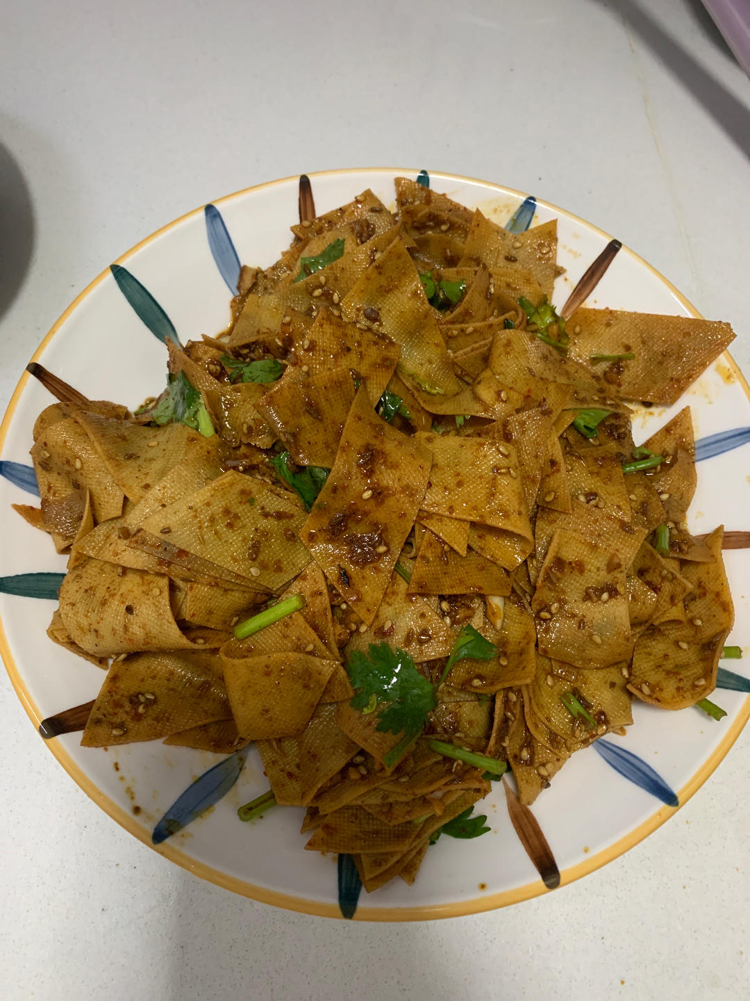 麻辣豆皮