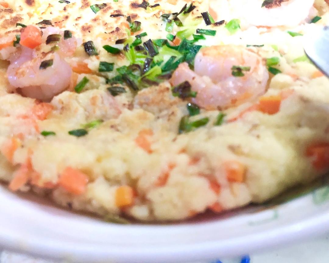 零失败松软可口鸡蛋虾仁馒头饼