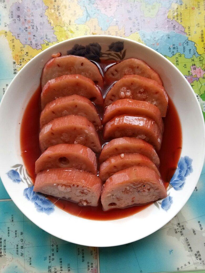 蜜汁糯米藕