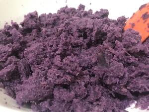 芝麻紫薯糯米饼的做法 步骤3
