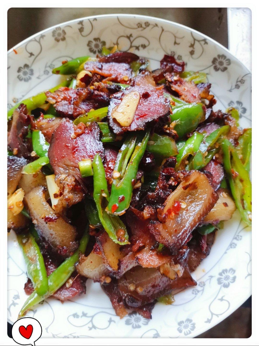 青椒炒腊肉