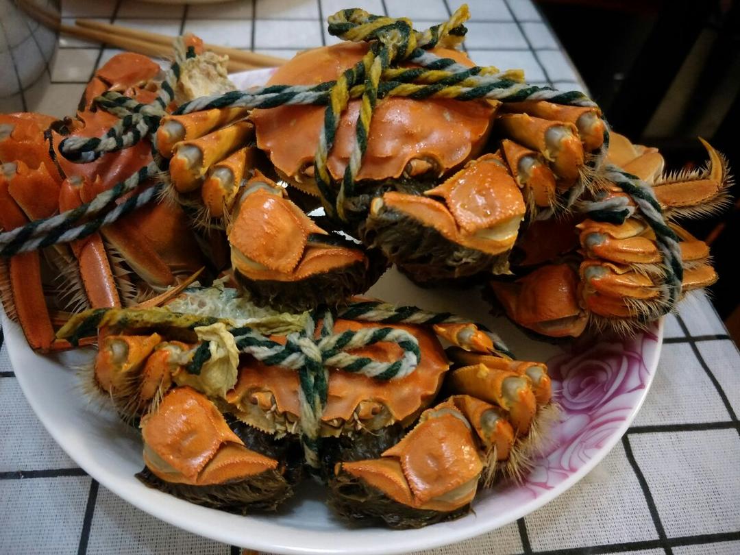 清蒸大闸蟹