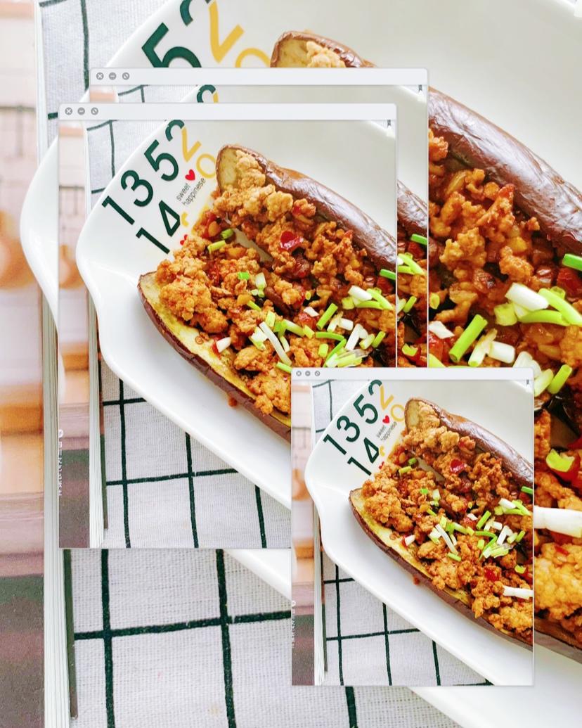 【耳光炒饭 & 烤茄子】