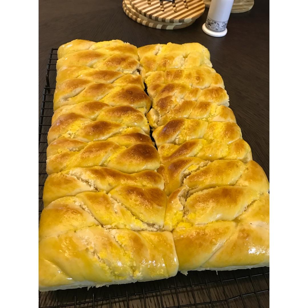 零基础造型-椰蓉小排包 #皮黑森林#