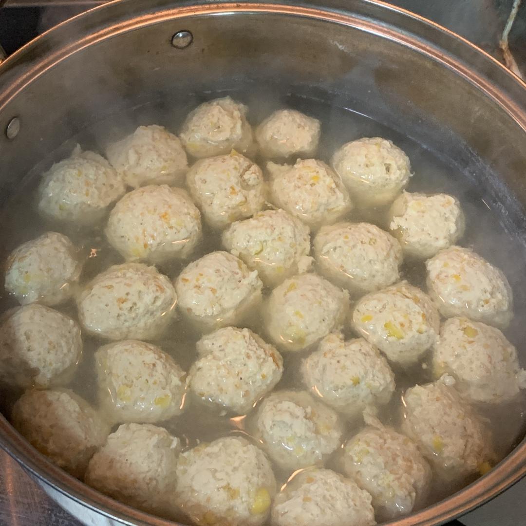 告别无聊的减脂餐-鸡肉丸子