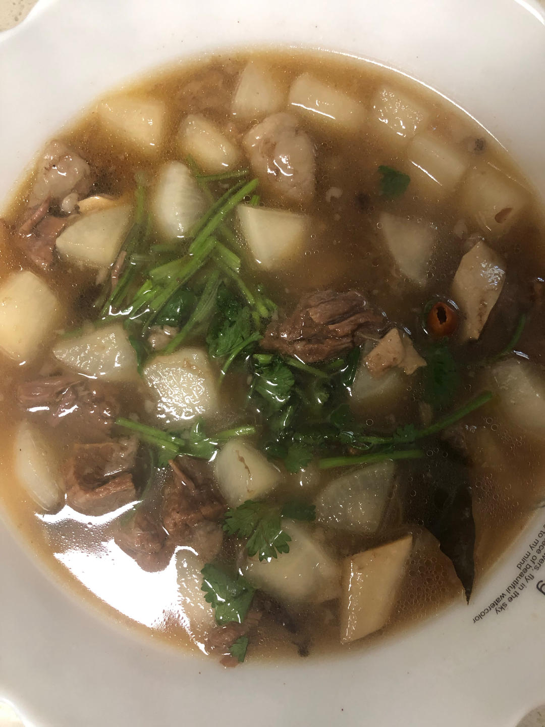 牛肉炖萝卜