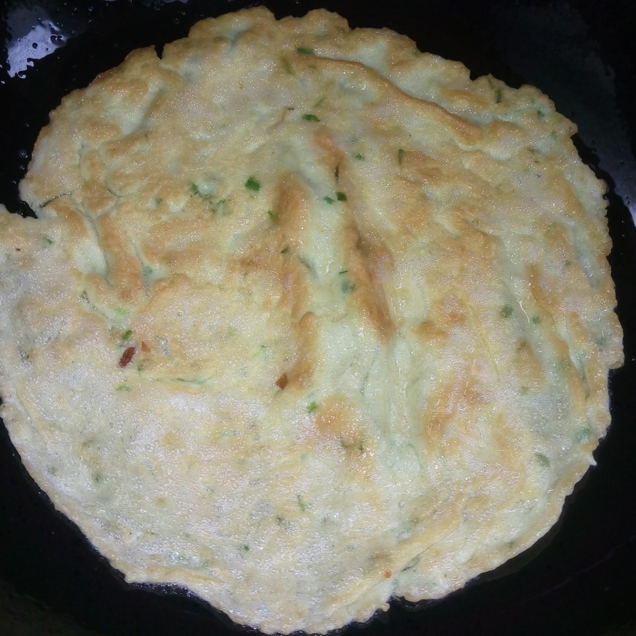 葱花鸡蛋饼