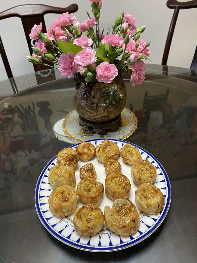手抓饼又一神仙吃法，空气炸锅版脆皮香蕉酥