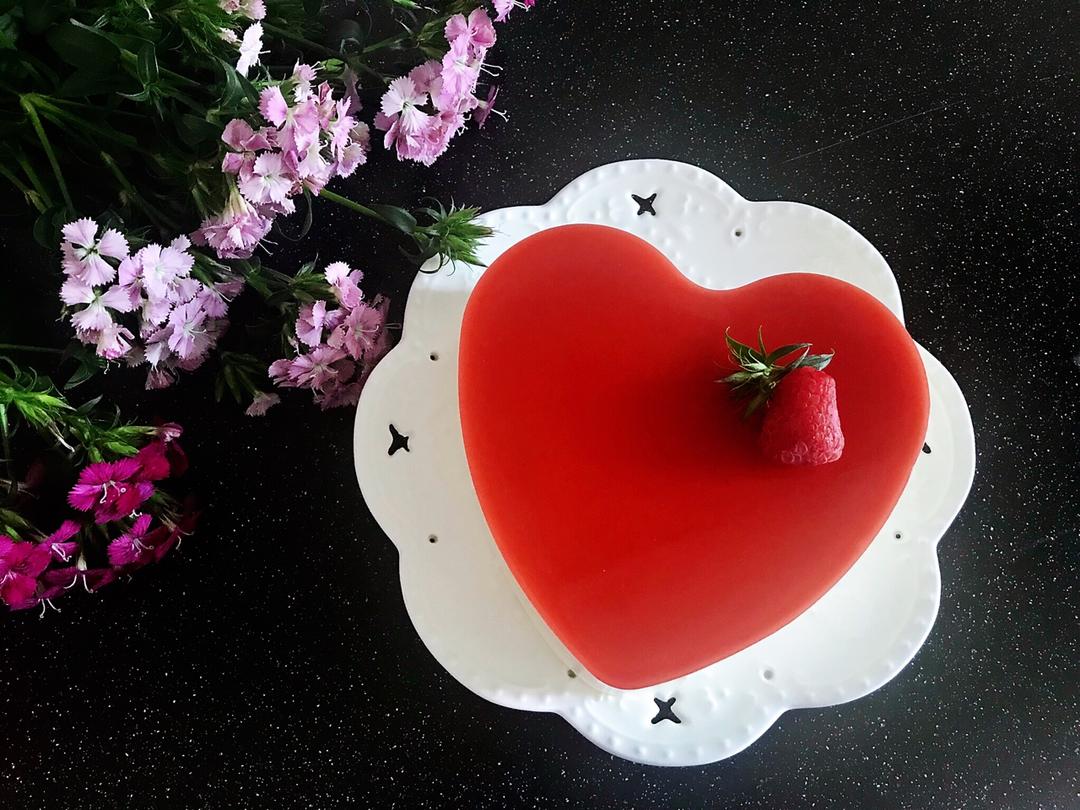 超简单的草莓芝士蛋糕