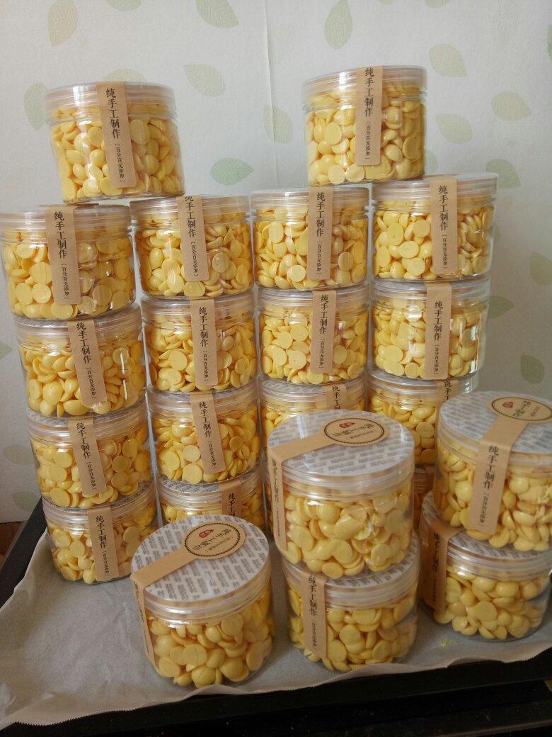 入口即化的无添加蛋黄溶豆