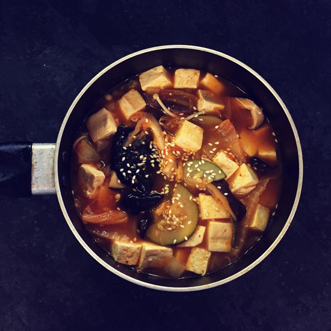泡菜豆腐锅