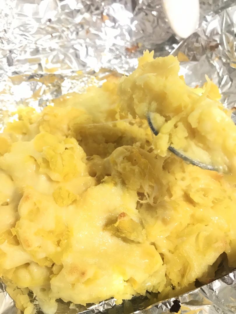 奶香芝士焗红薯