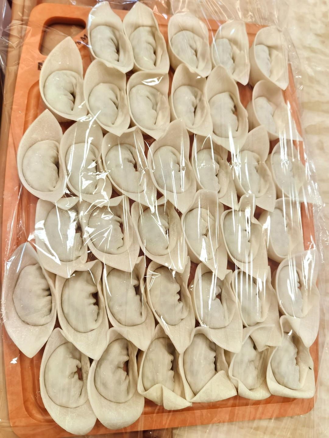 上海大馄饨包法