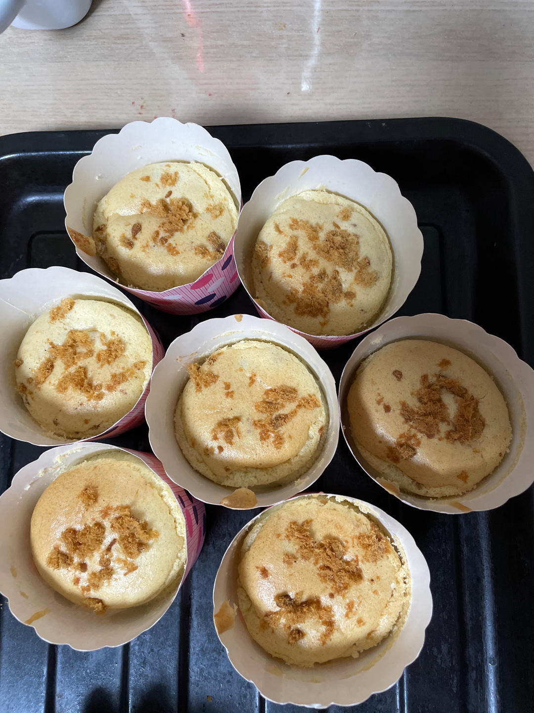 小香肉松咸味小蛋糕