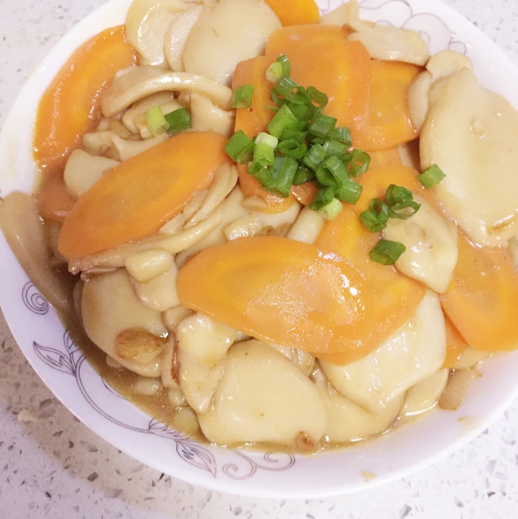 老丁的私房菜-美极杏鲍菇