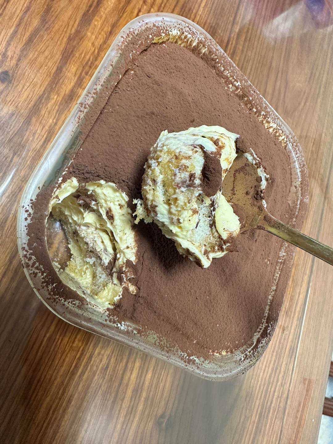 在欧洲学会的经典版提拉米苏