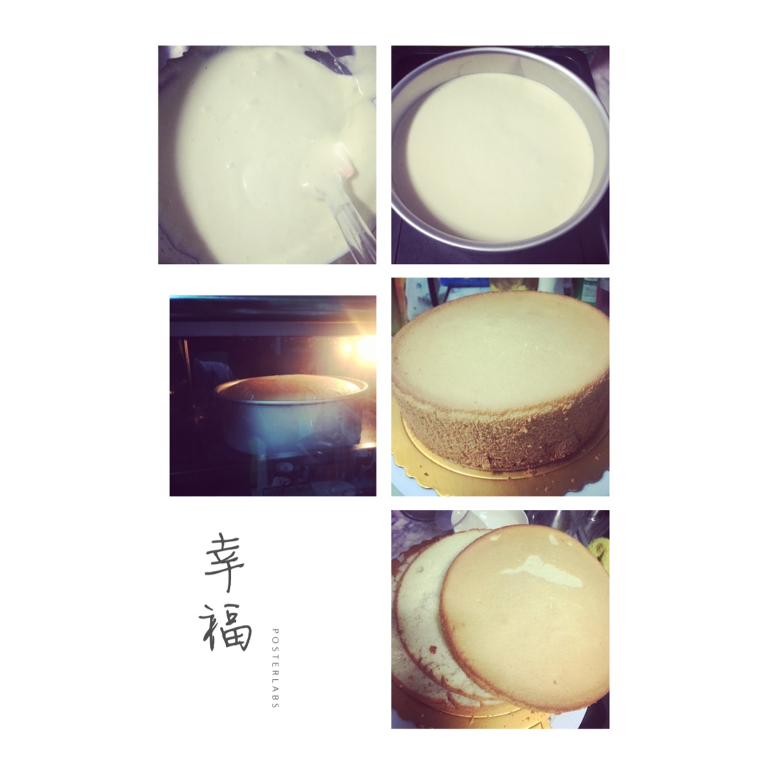 【零失败】不会裱花没关系的水果裸蛋糕 芒果裸蛋糕 完美戚风胚