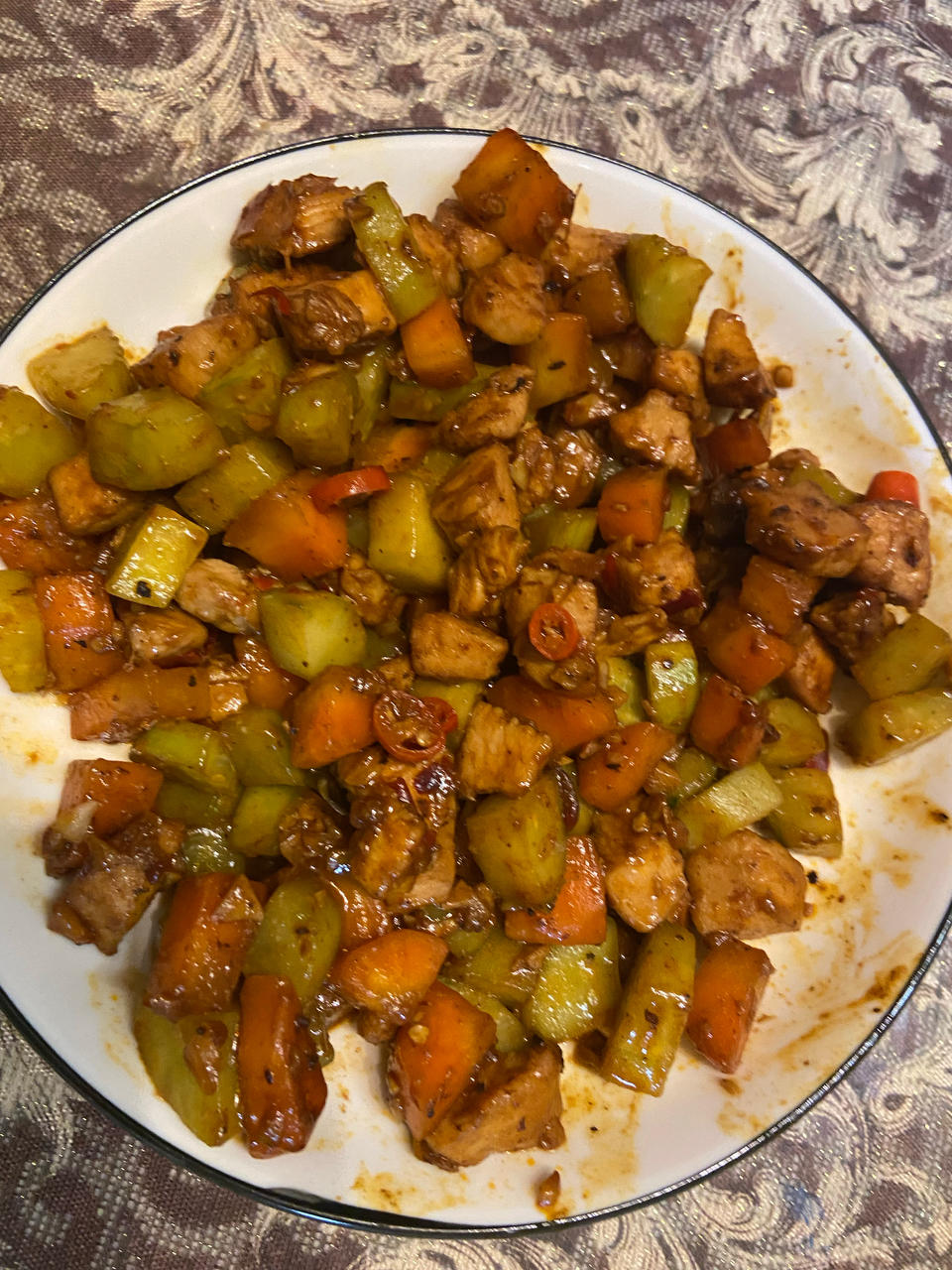 今日菜谱：宫保鸡丁