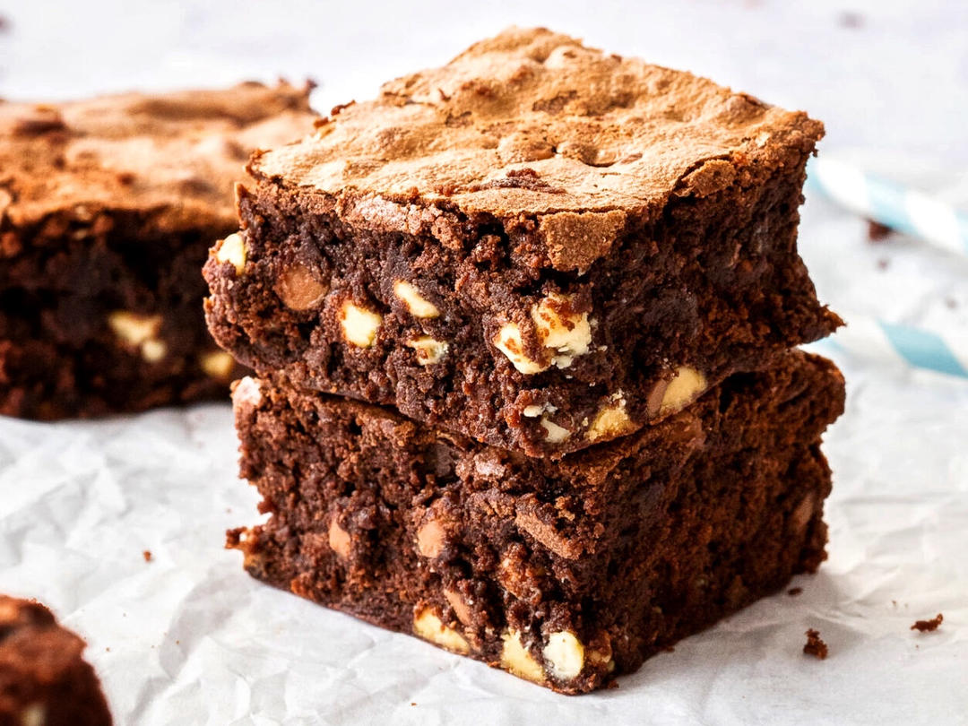 网红焦糖饼干布朗尼 - Lotus Biscoff Brownies