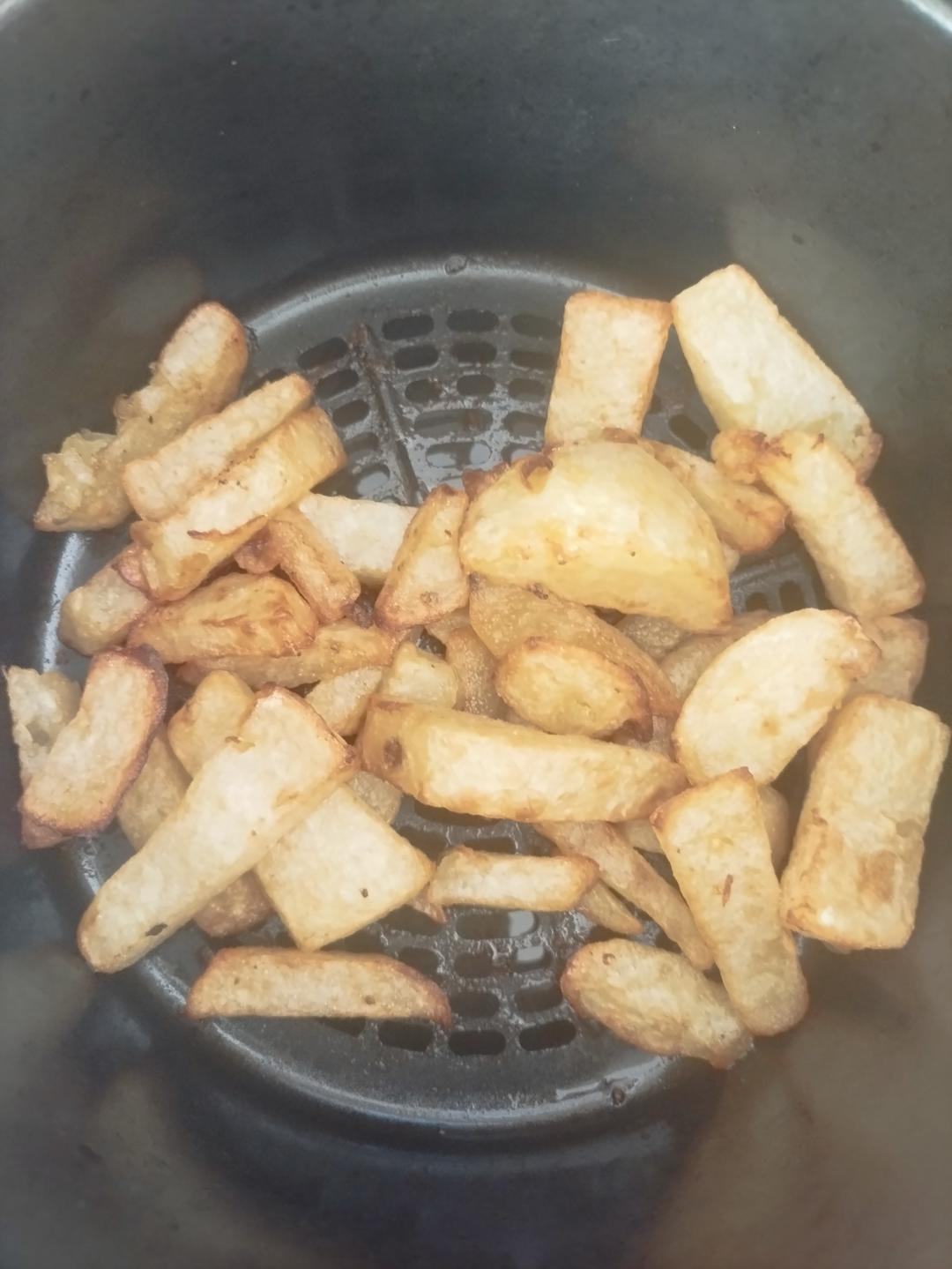 可以开店的蒜香薯角❗空气炸锅即可复制🎉