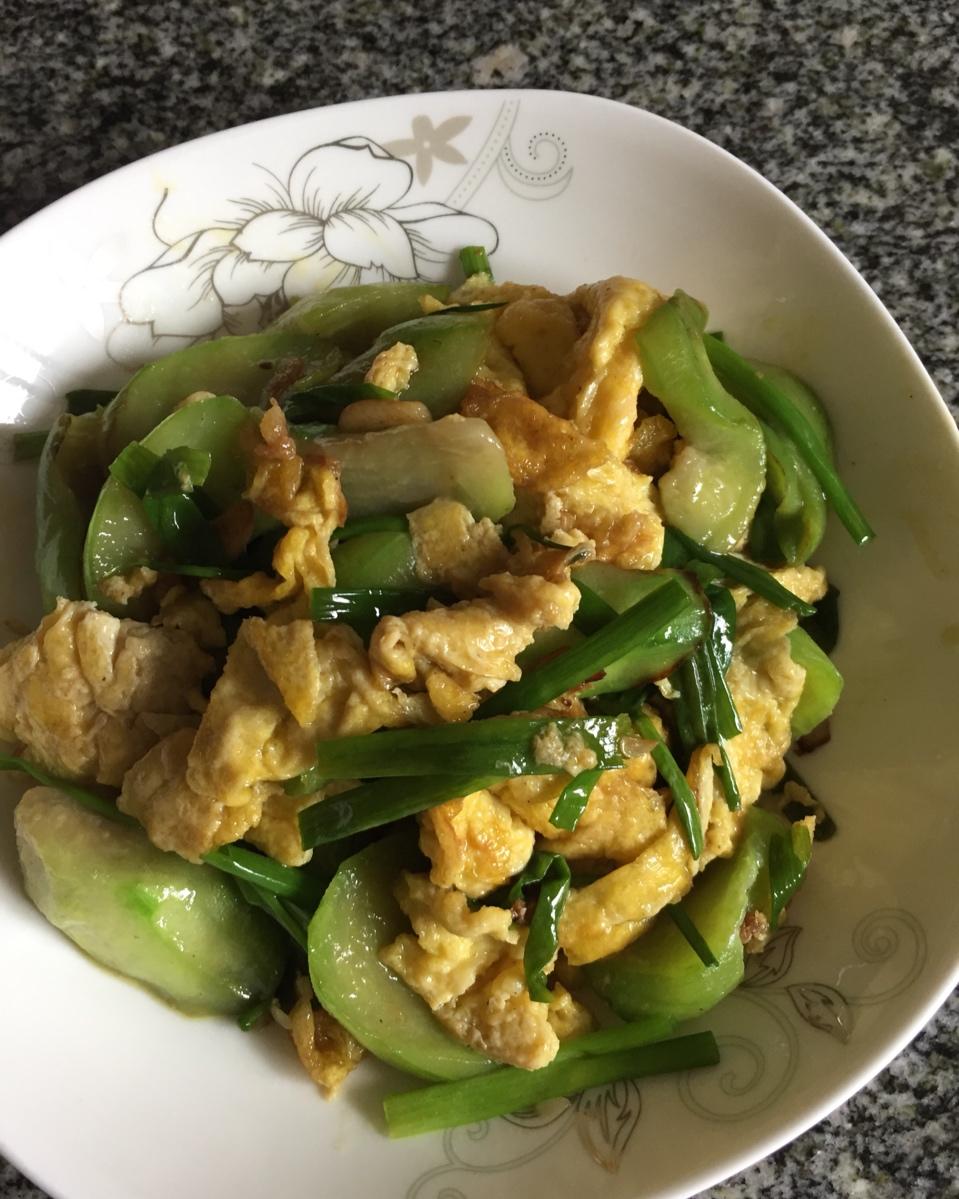 丝瓜炒蛋