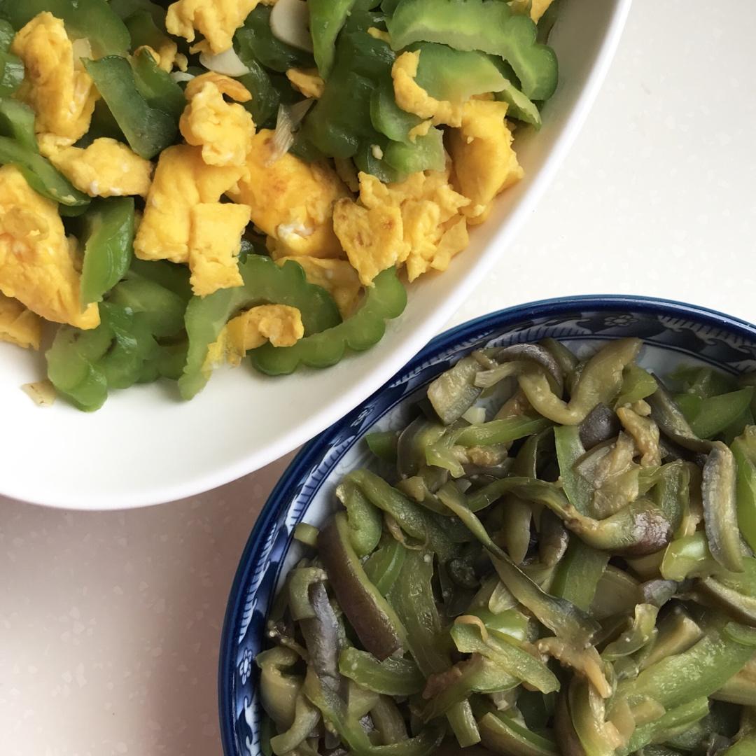 减脂青椒炒茄子