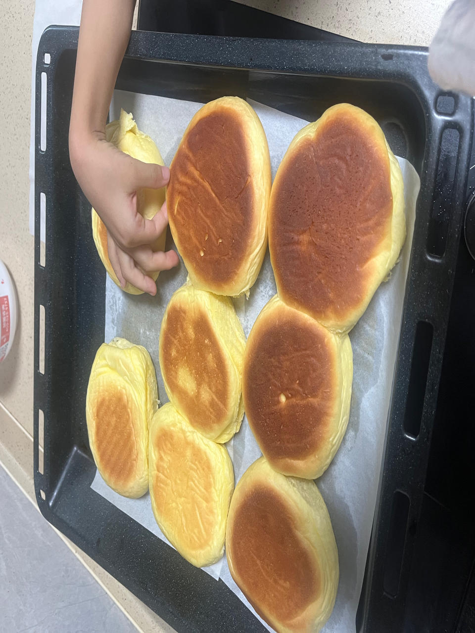松软香甜的乳山喜饼