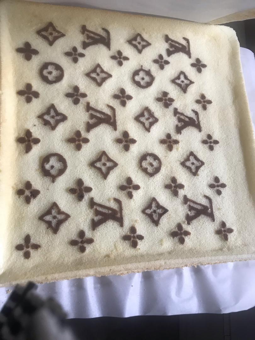 原创～低调的手绘蛋糕卷