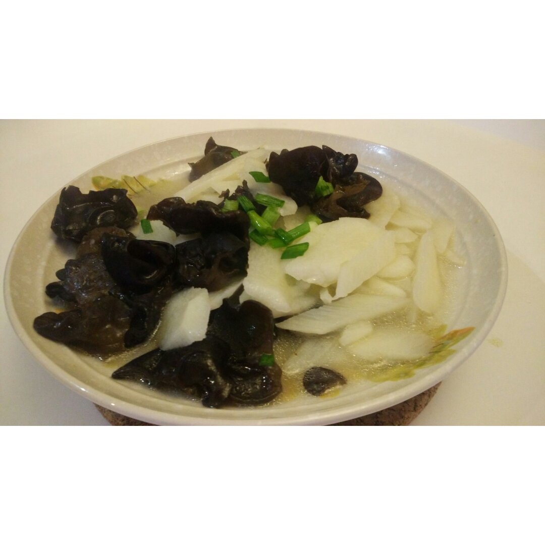 清炒山药木耳