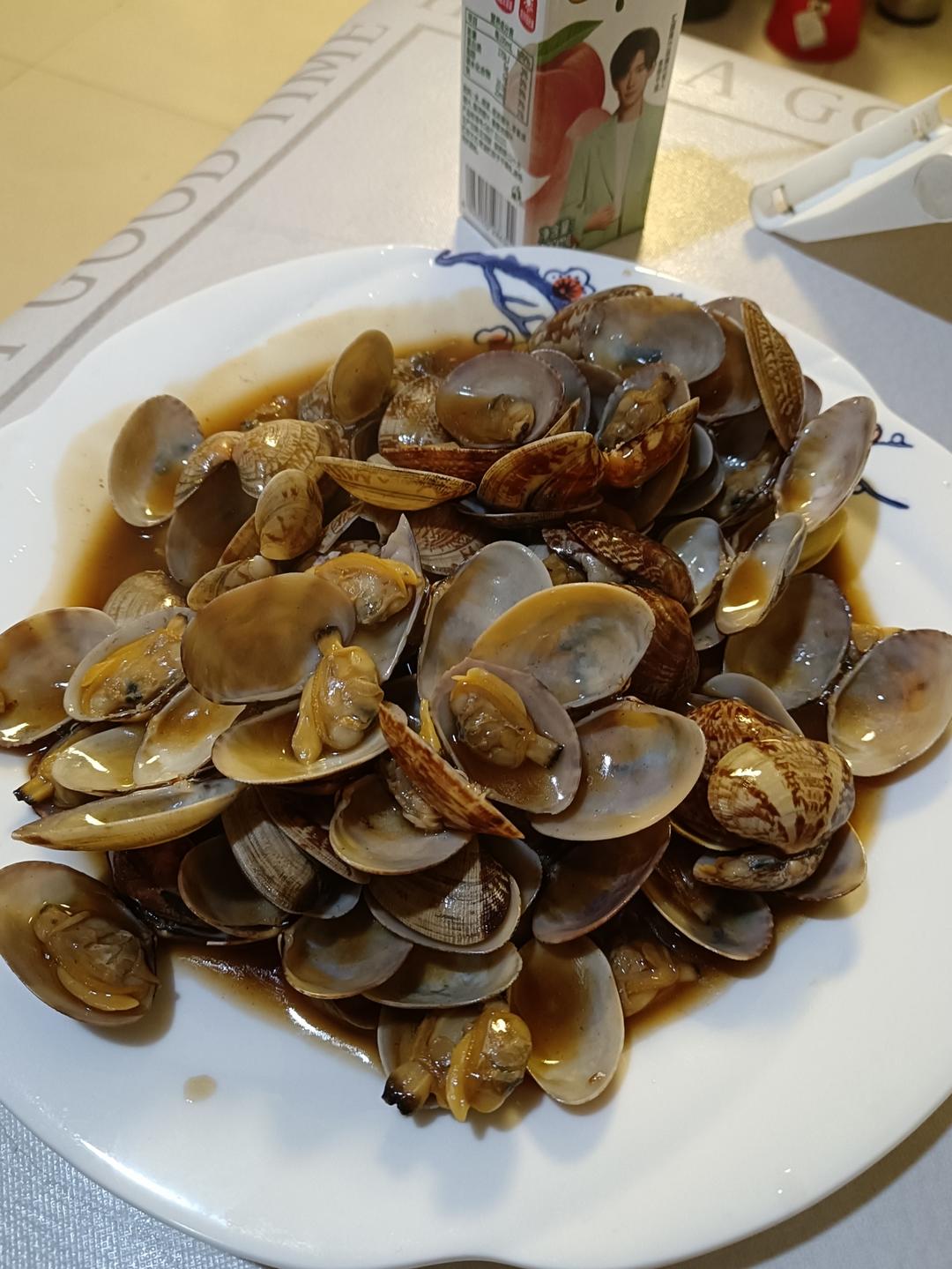 5分钟快手菜❗️秒杀路边摊爆炒花甲～好吃到爆