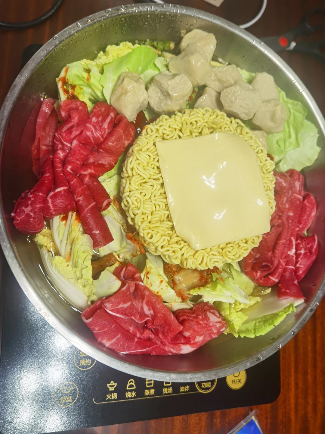 韩国部队锅拉面锅（超好吃）