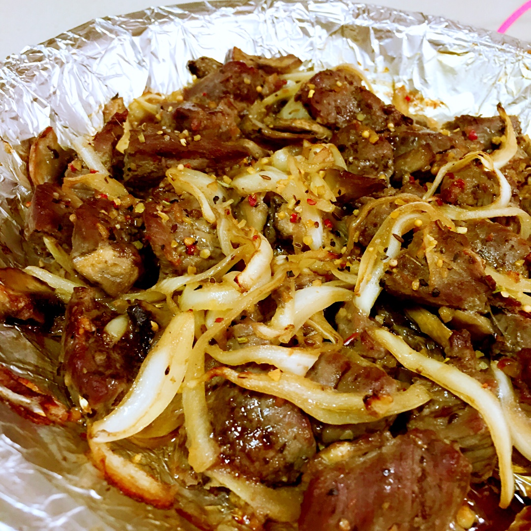 土豆洋葱烤牛肉