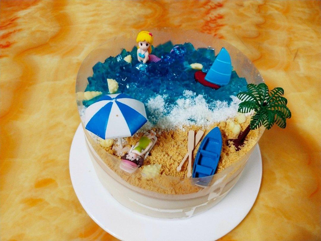 海洋酸奶慕斯蛋糕