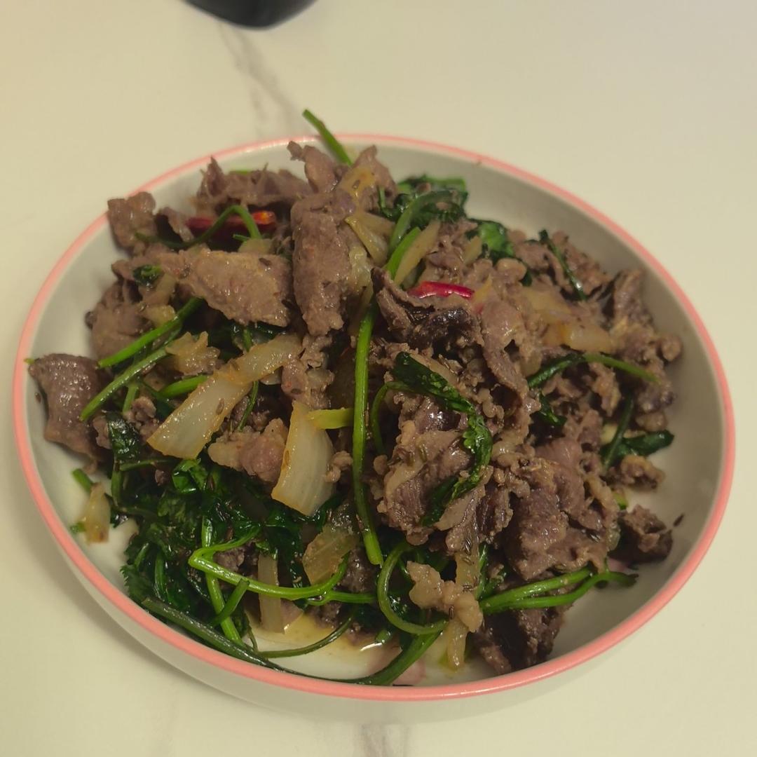 快手菜孜然牛肉