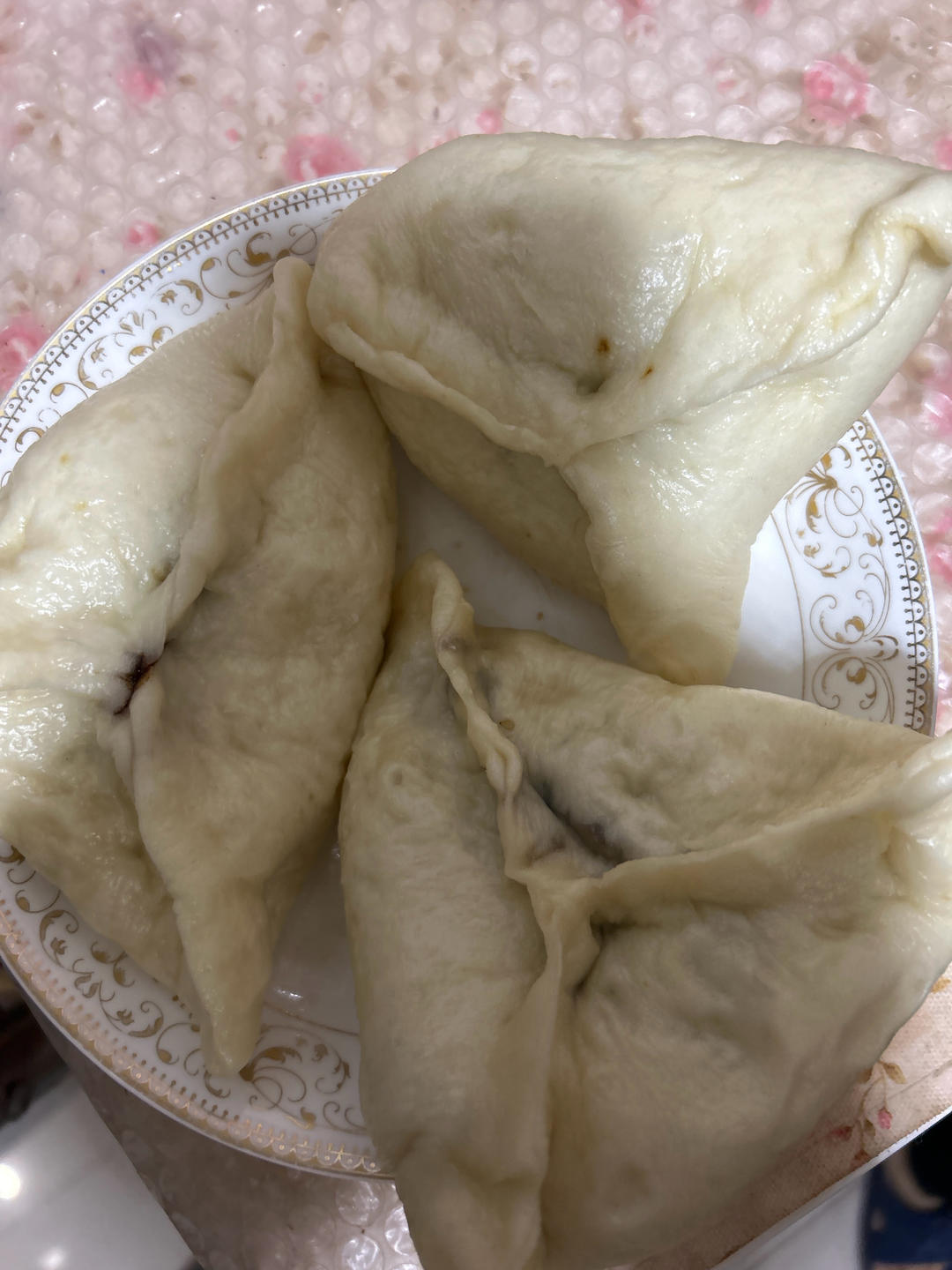 家常糖三角 糖包子 红糖芝麻馅 儿时的味道 附细节视频详解