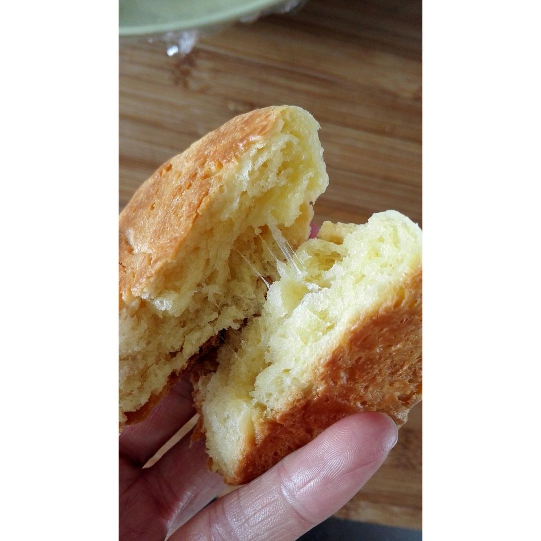 拯救放错面粉的面包面团---奶香小饼