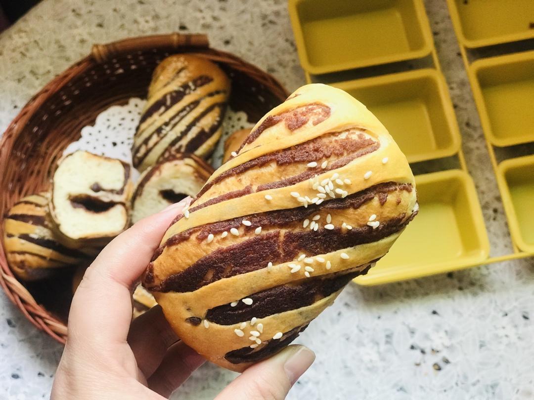 豆沙造型小面包
