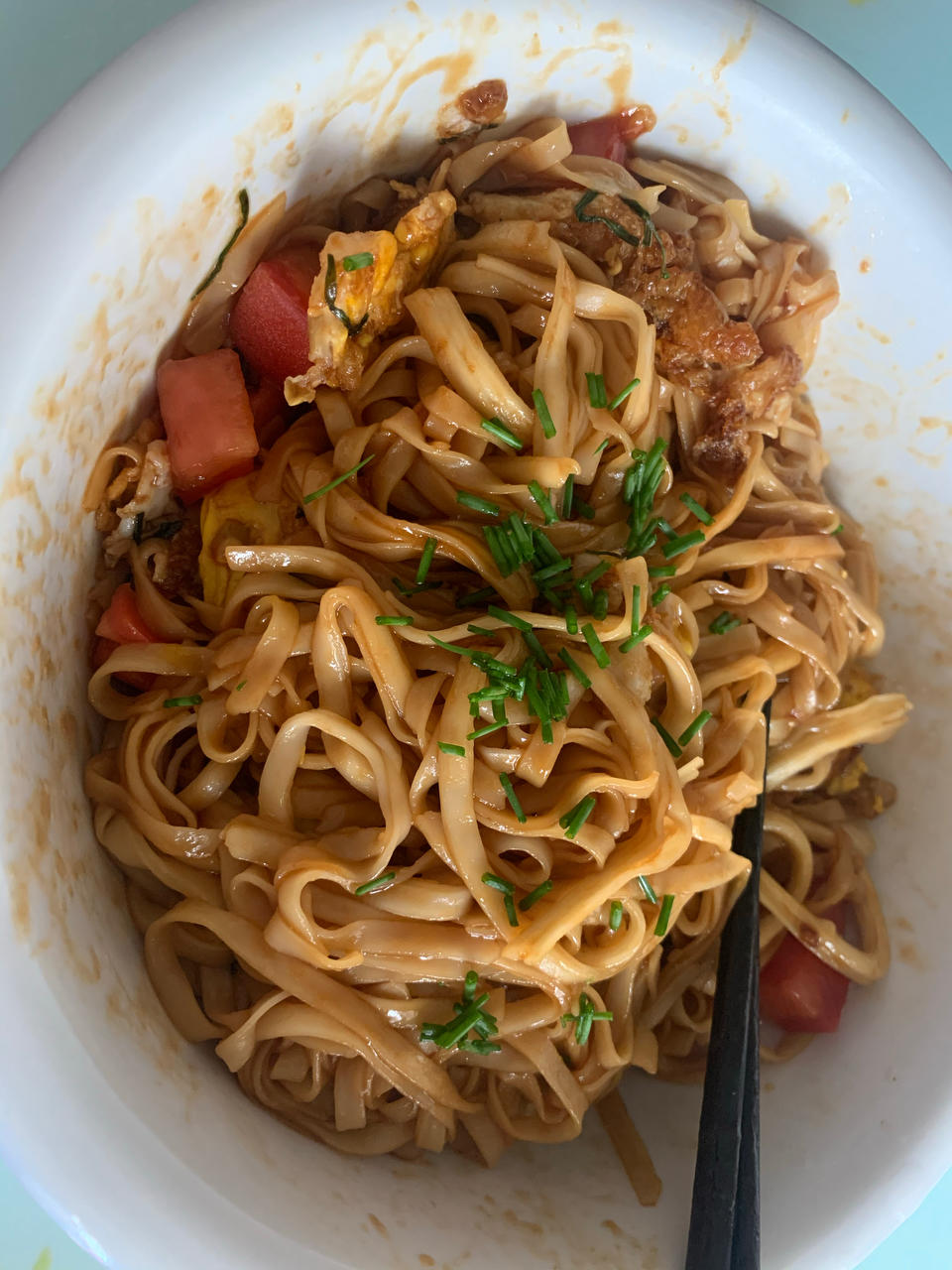 陈伟航做的10分钟搞定的一碗葱油拌面