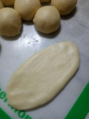 椰蓉淡奶油面包(一次发酵)附椰蓉馅做法的做法 步骤9