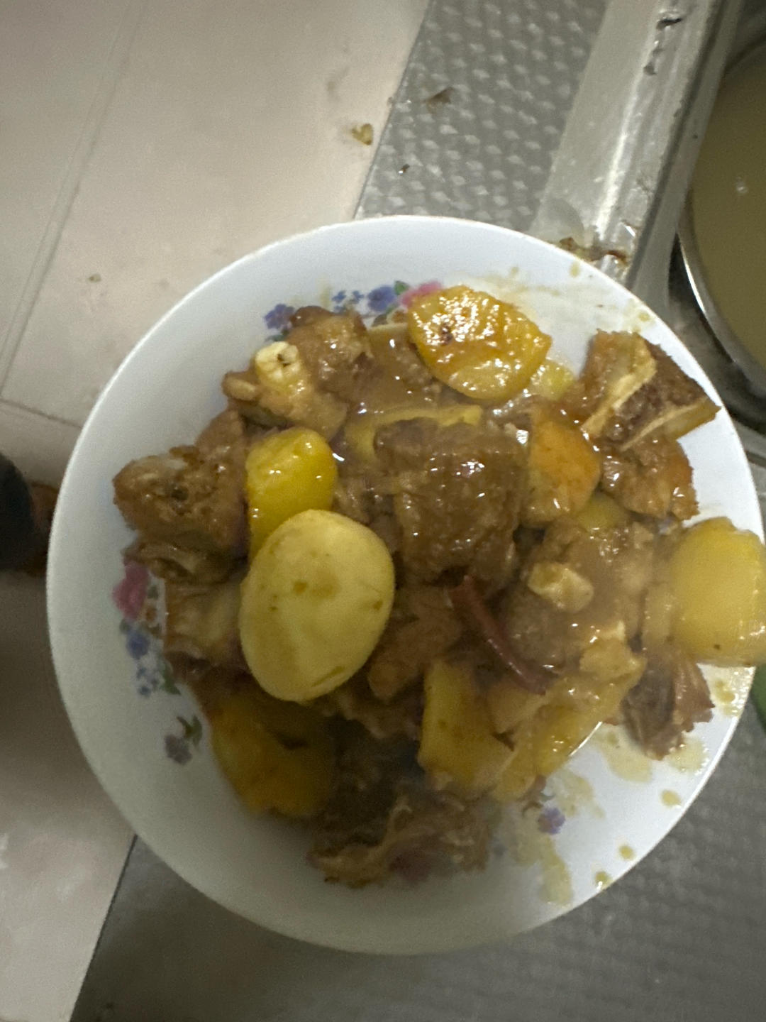 土豆炖排骨