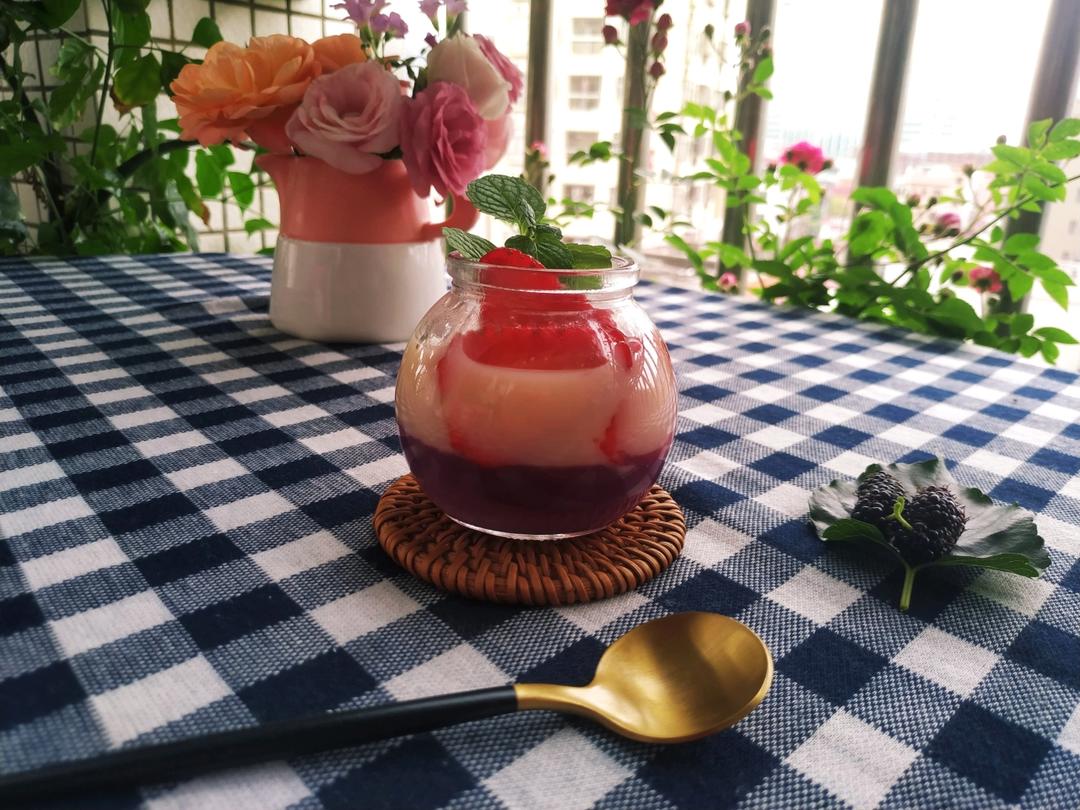 草莓奶冻