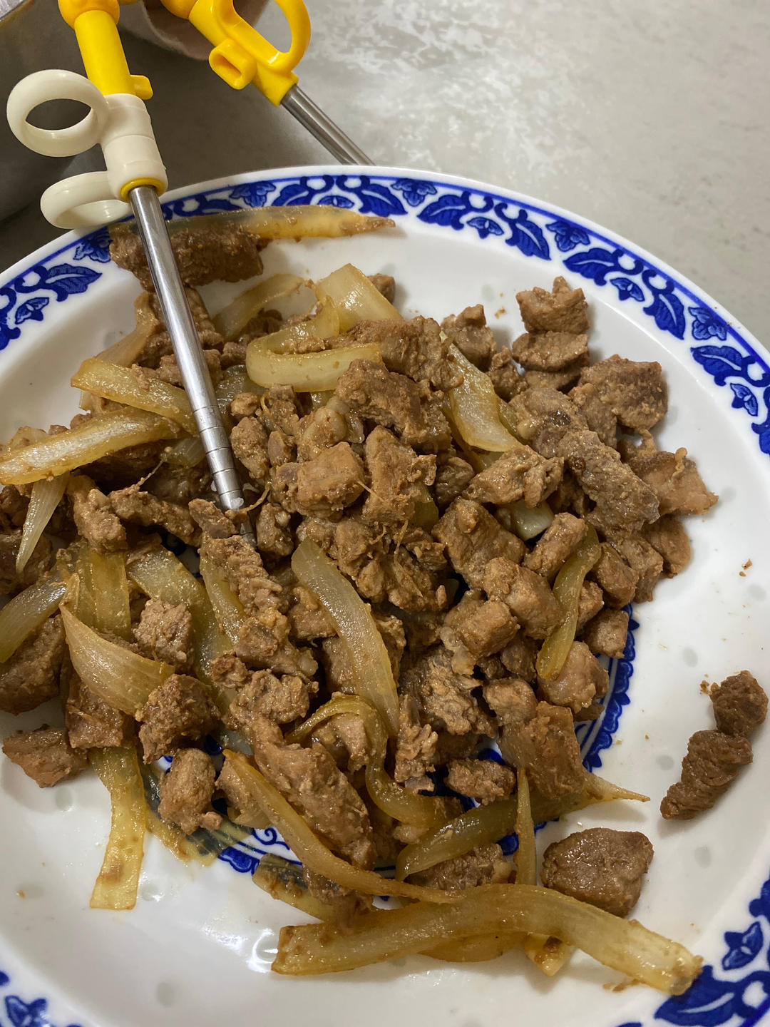 杏鲍菇炒牛肉粒