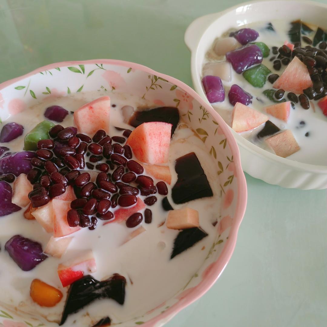 椰浆红豆芋圆烧仙草