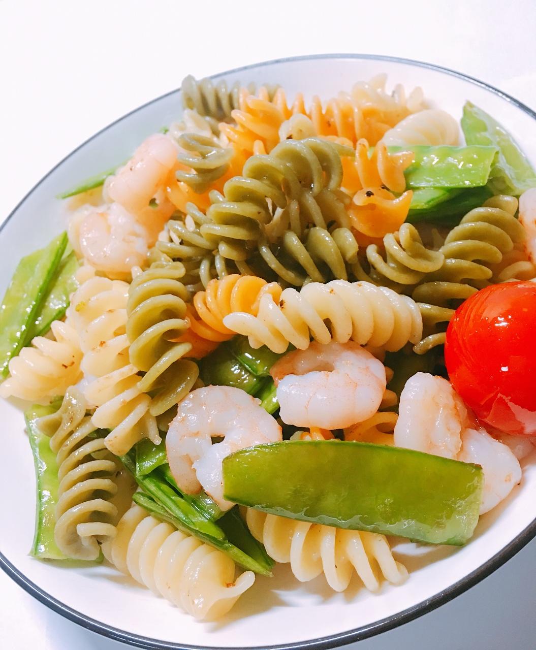 【山姆通心粉】虾仁时蔬炒意粉