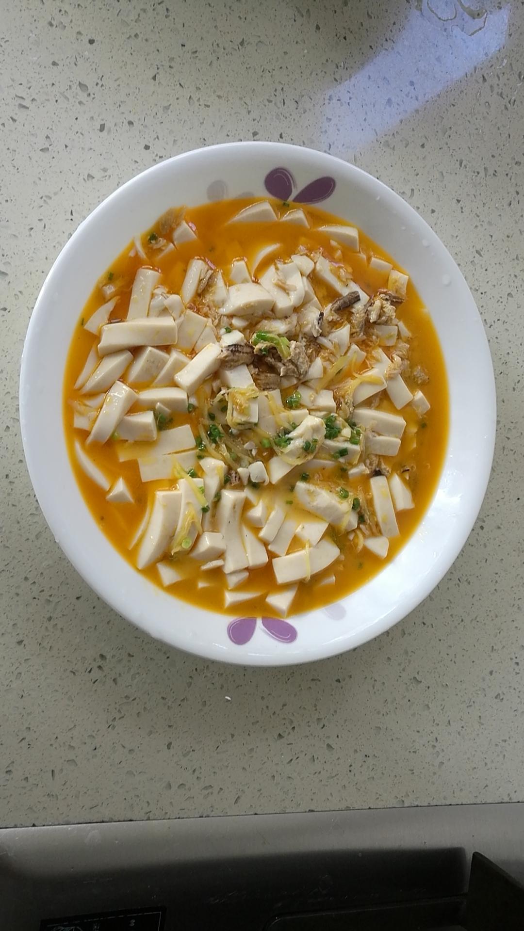 家常蟹粉豆腐的做法