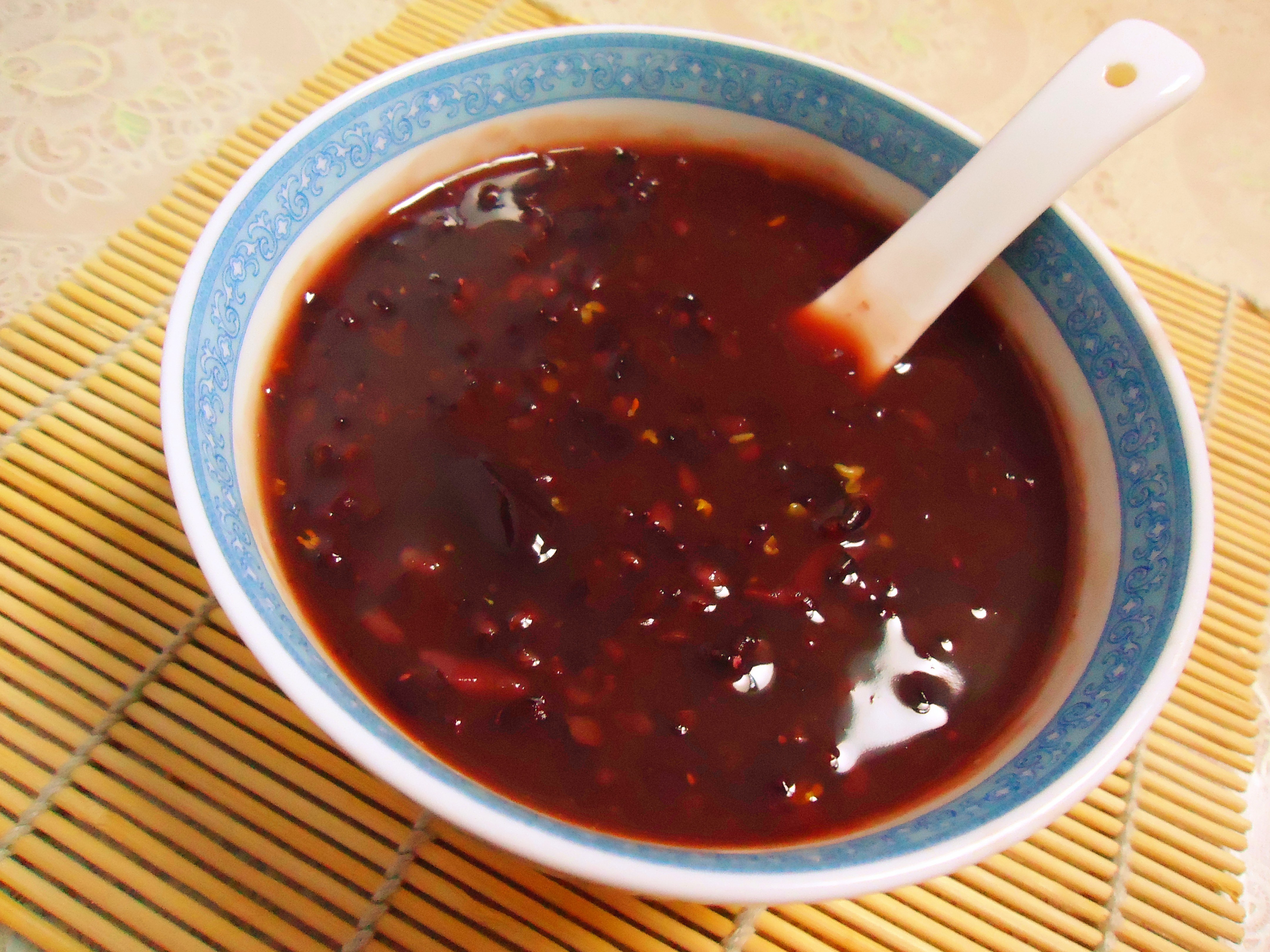 紫米山药红枣粥的做法
