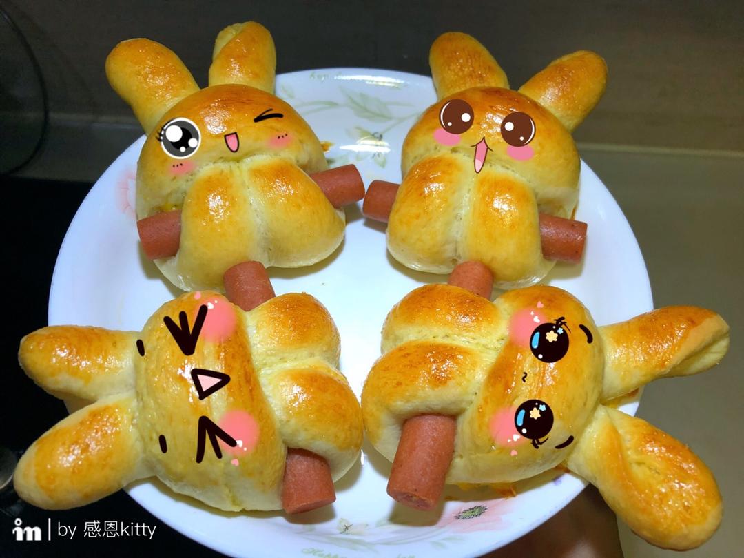小兔子热狗包